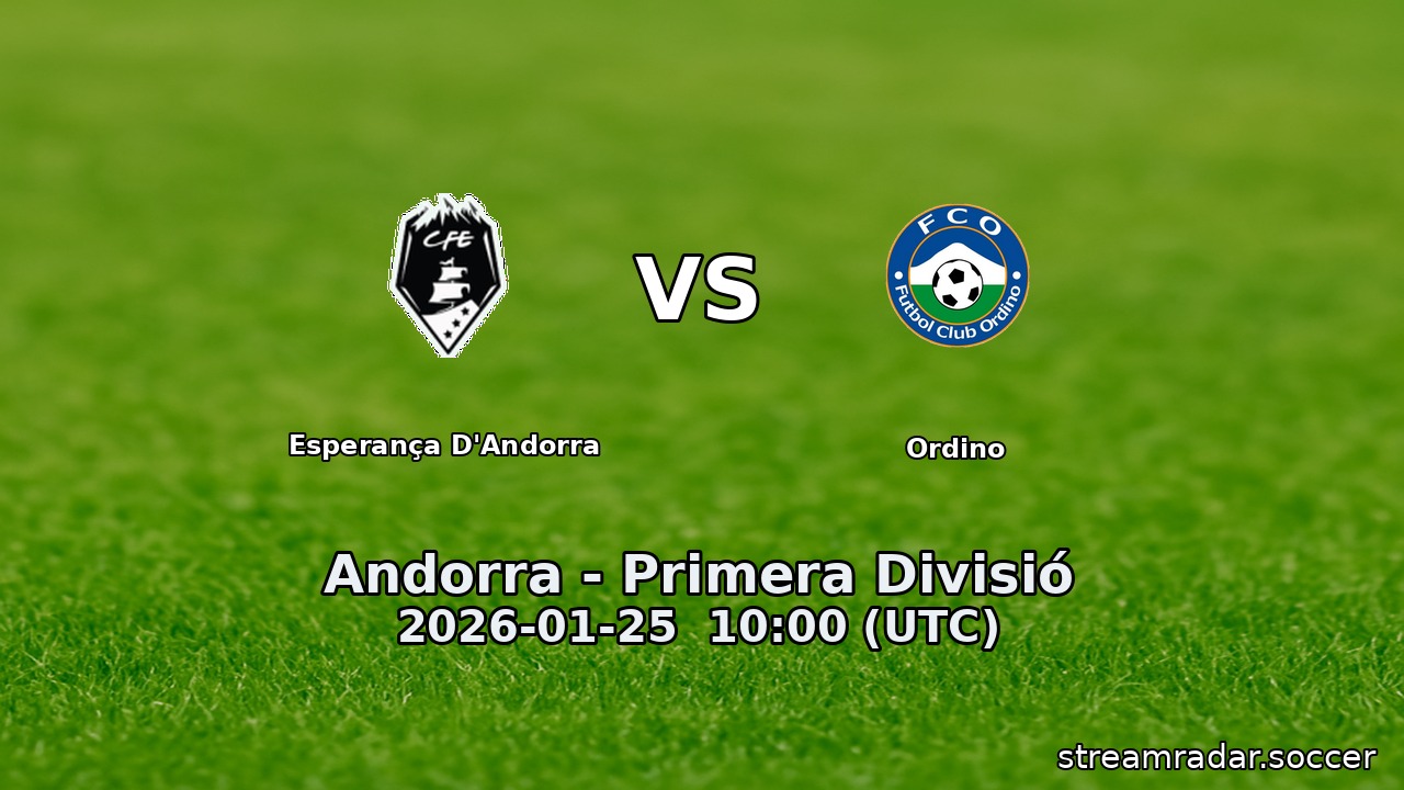 Esperança D'Andorra vs Ordino