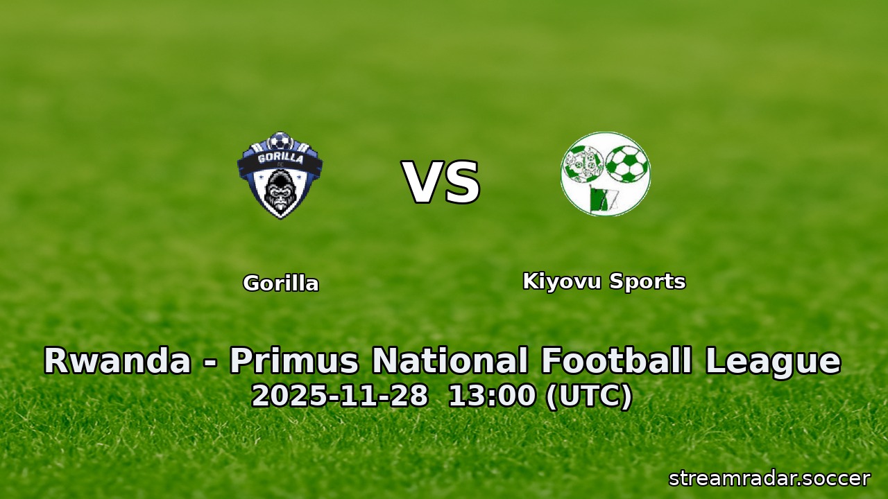 Gorilla vs Kiyovu Sports