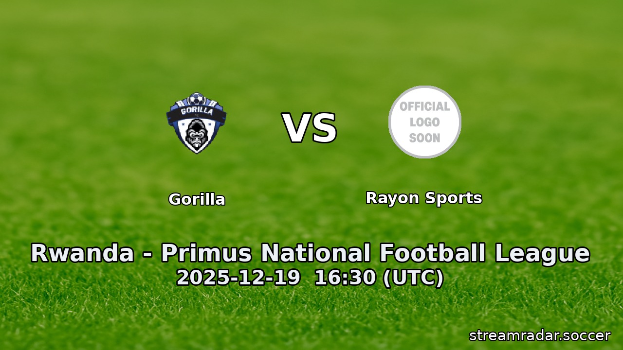 Gorilla vs Rayon Sports