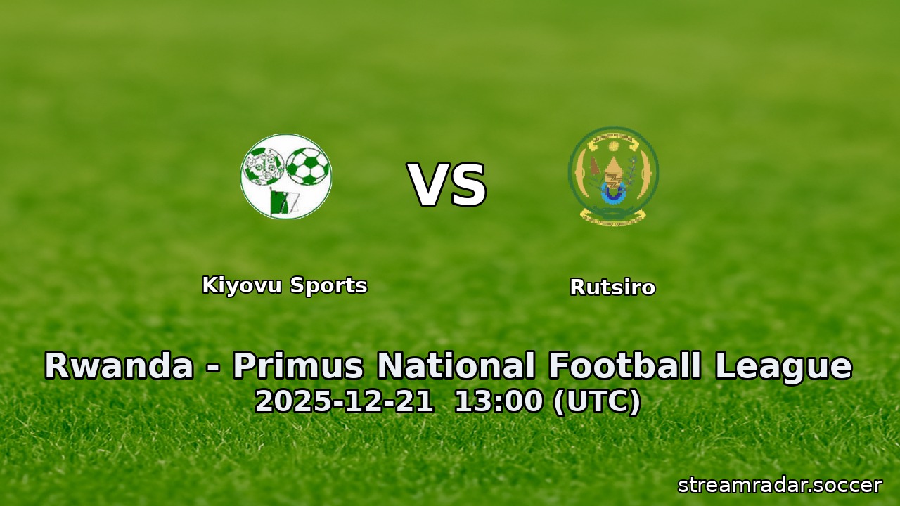 Kiyovu Sports vs Rutsiro