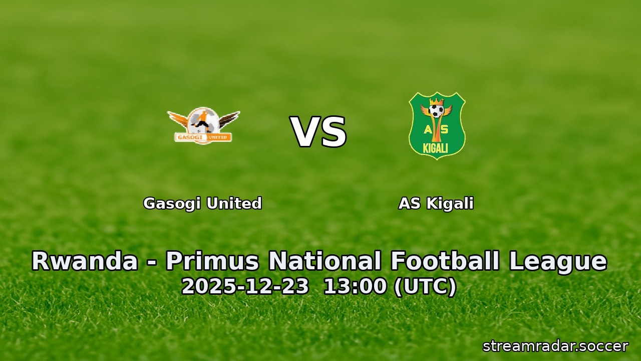 Gasogi United vs AS Kigali