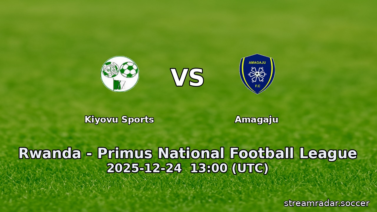 Kiyovu Sports vs Amagaju