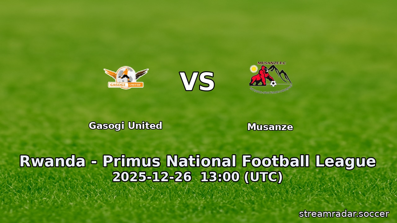 Gasogi United vs Musanze