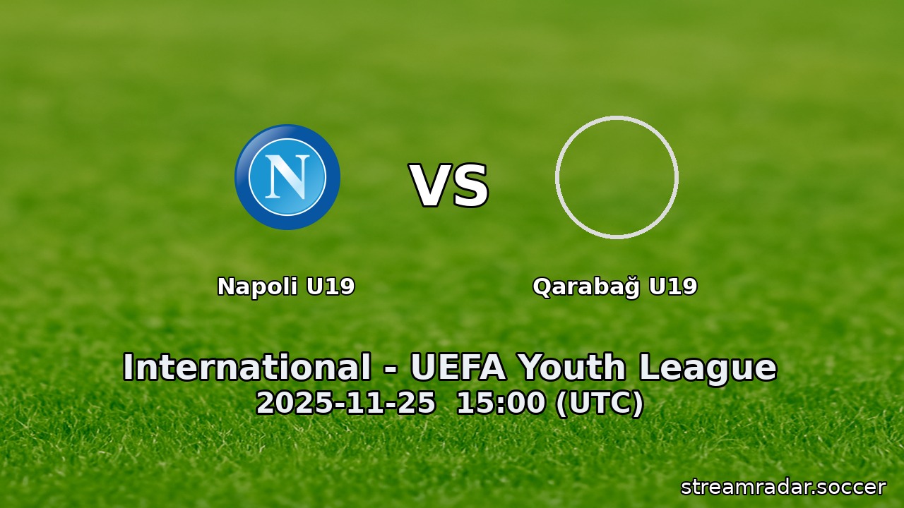 Napoli U19 vs Qarabağ U19