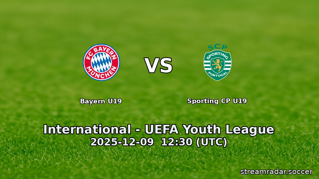 Bayern U19 vs Sporting CP U19