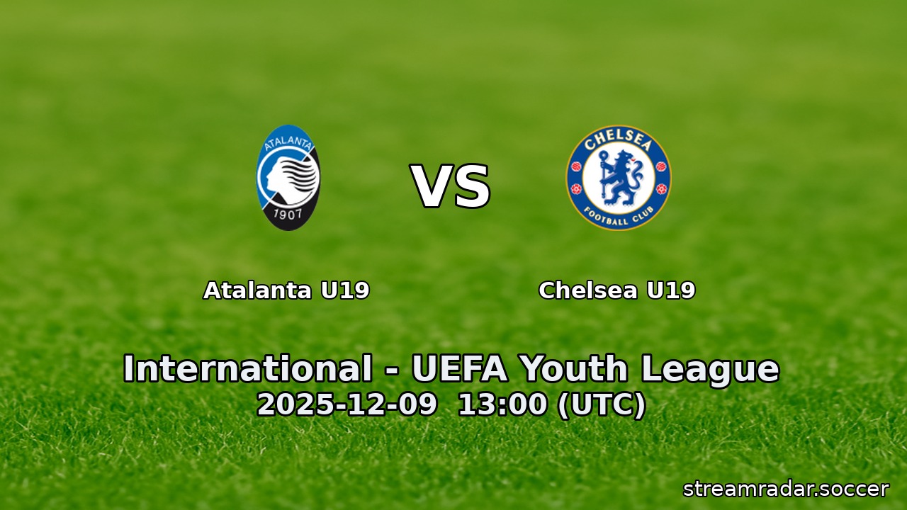 Atalanta U19 vs Chelsea U19