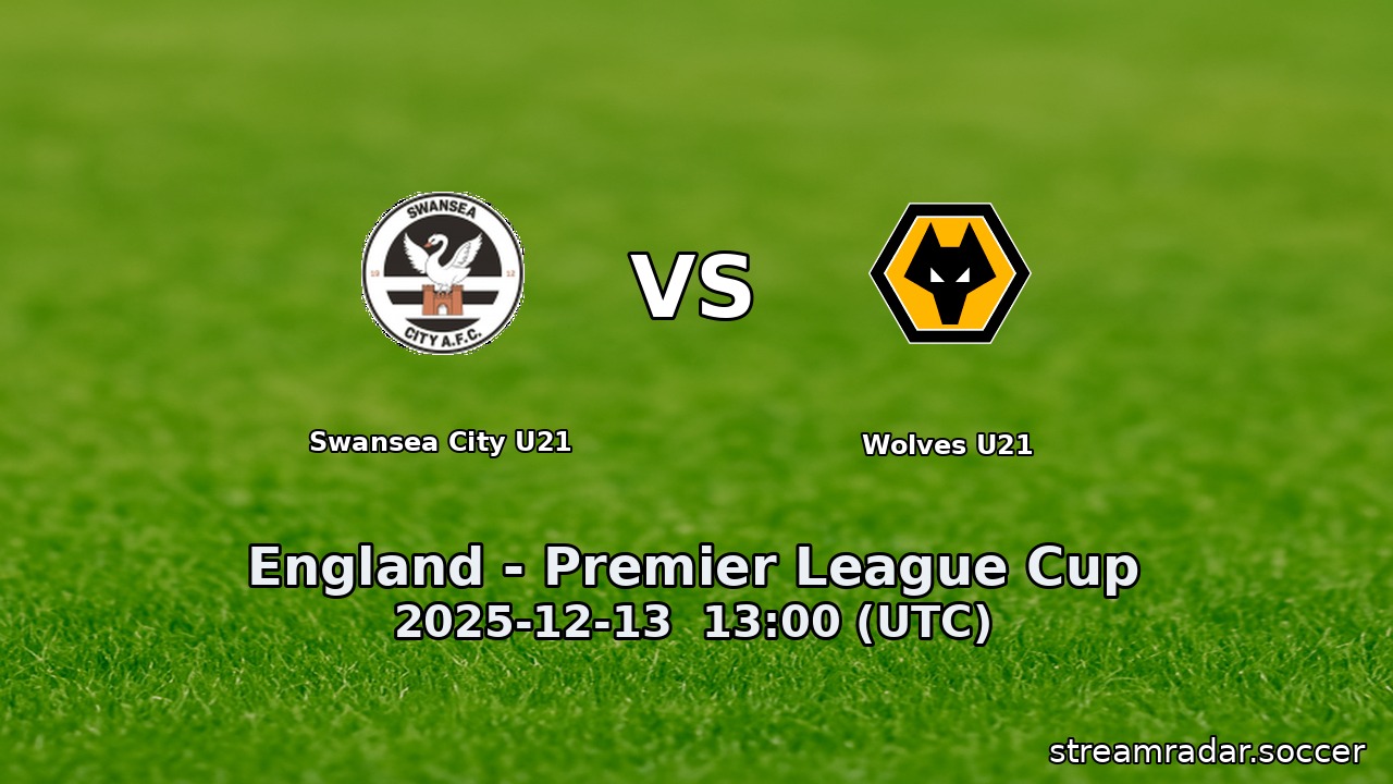 Swansea City U21 vs Wolves U21