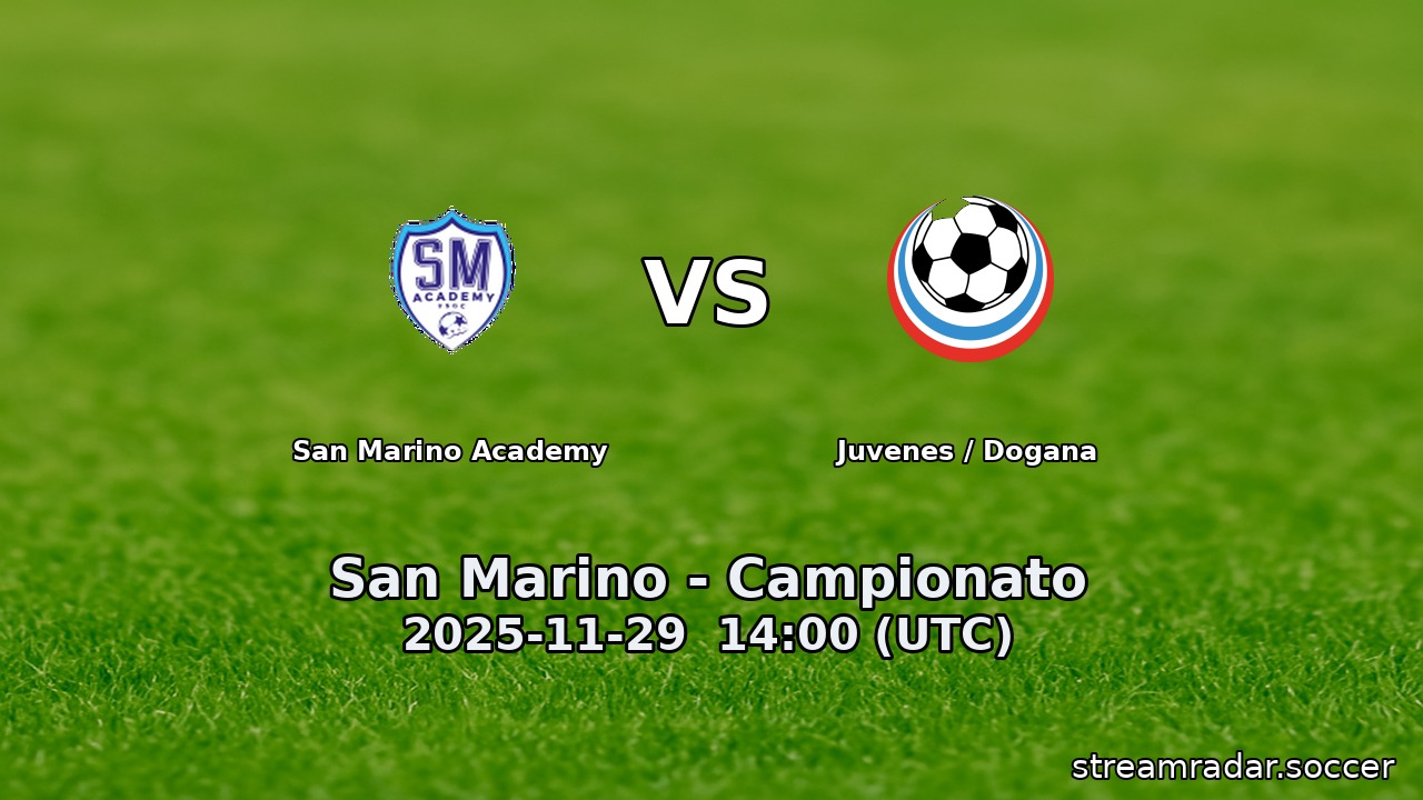 San Marino Academy vs Juvenes / Dogana