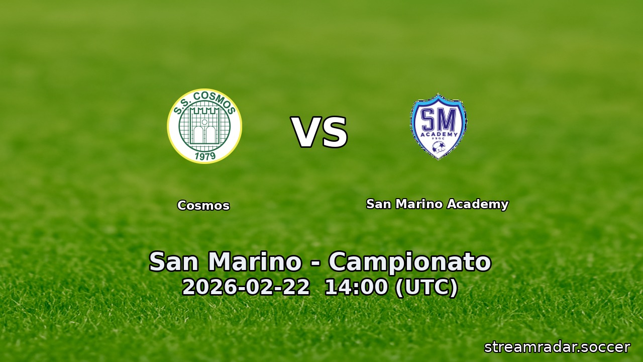 Cosmos vs San Marino Academy