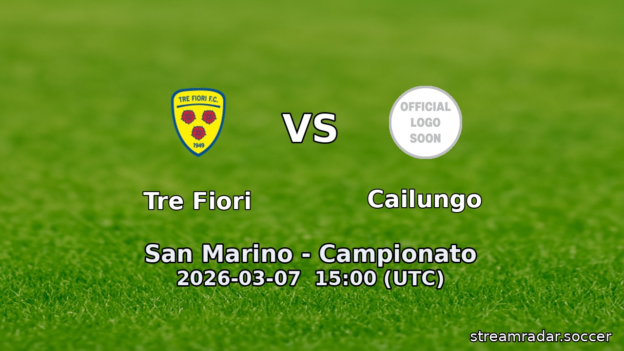 Tre Fiori vs Cailungo