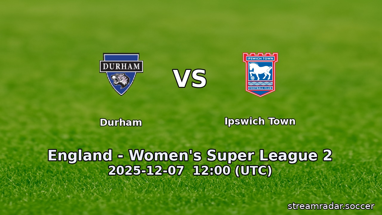 Durham vs Ipswich Town