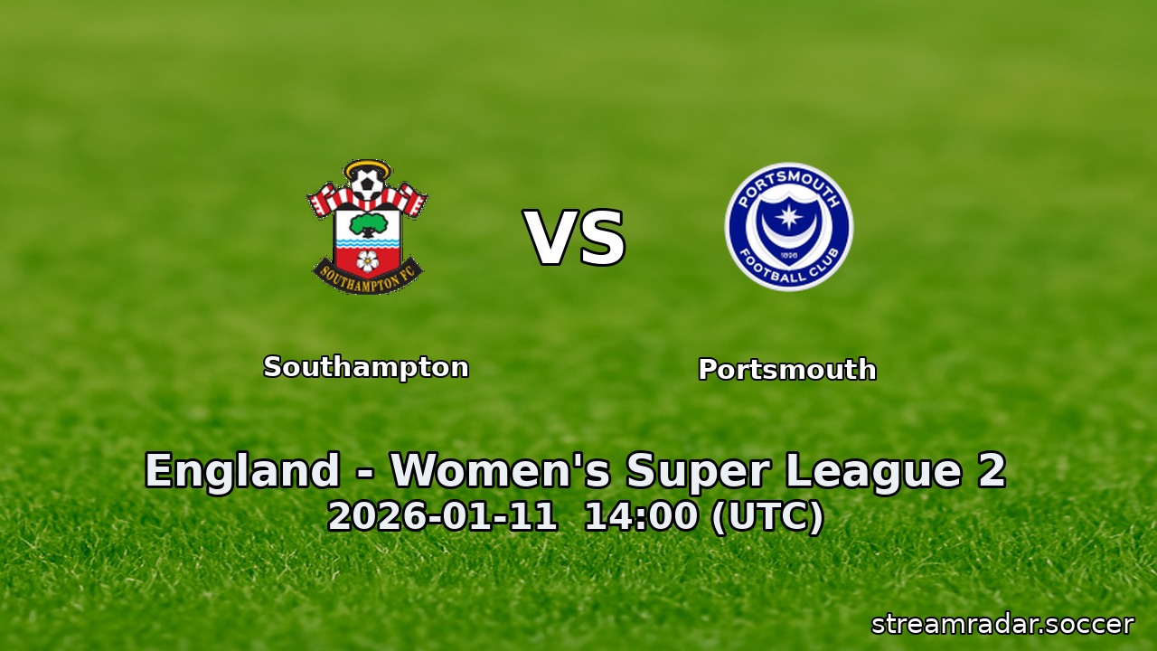Southampton vs Portsmouth