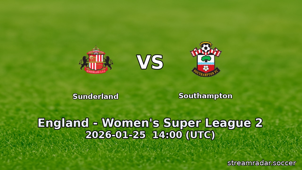 Sunderland vs Southampton