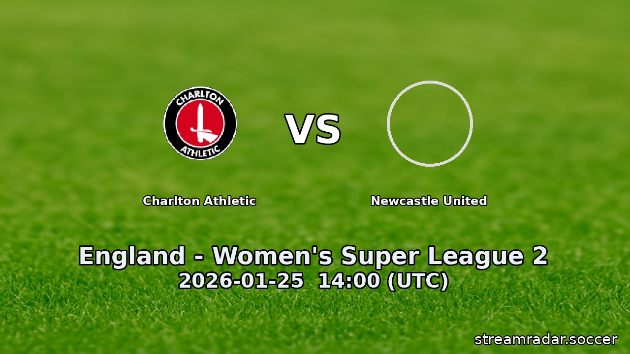 Charlton Athletic vs Newcastle United