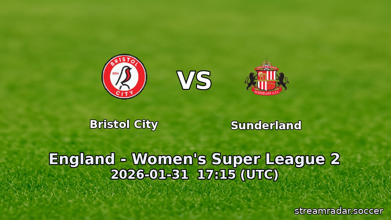 Bristol City vs Sunderland