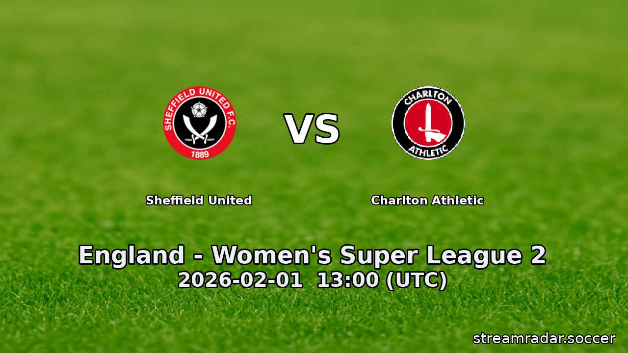 Sheffield United vs Charlton Athletic