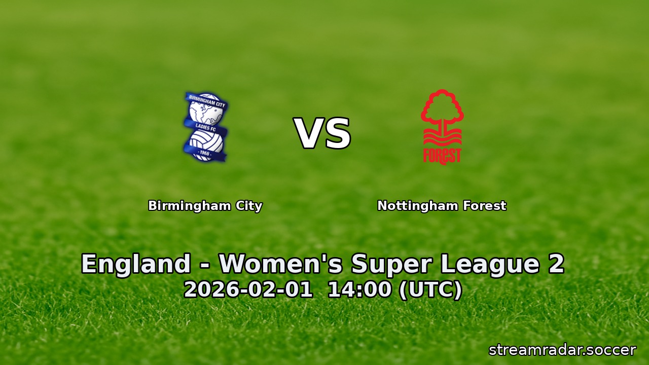Birmingham City vs Nottingham Forest