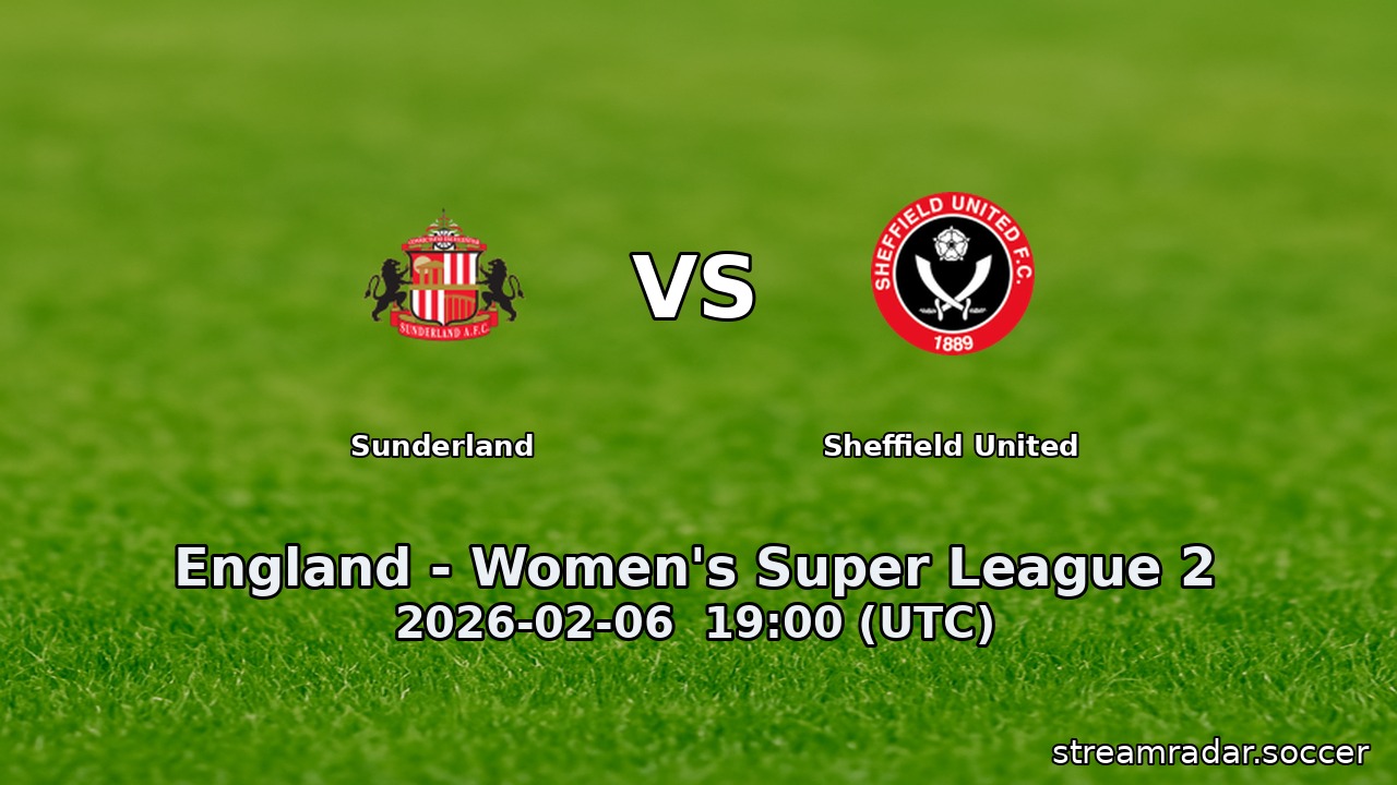 Sunderland vs Sheffield United