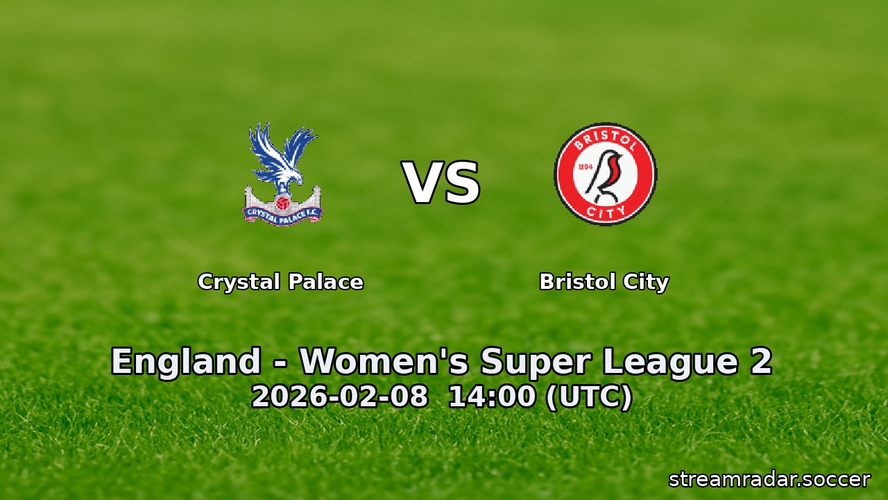 Crystal Palace vs Bristol City
