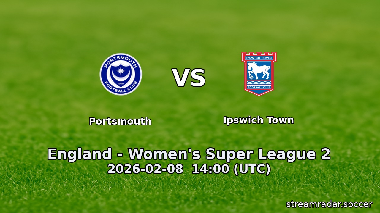 Portsmouth vs Ipswich Town