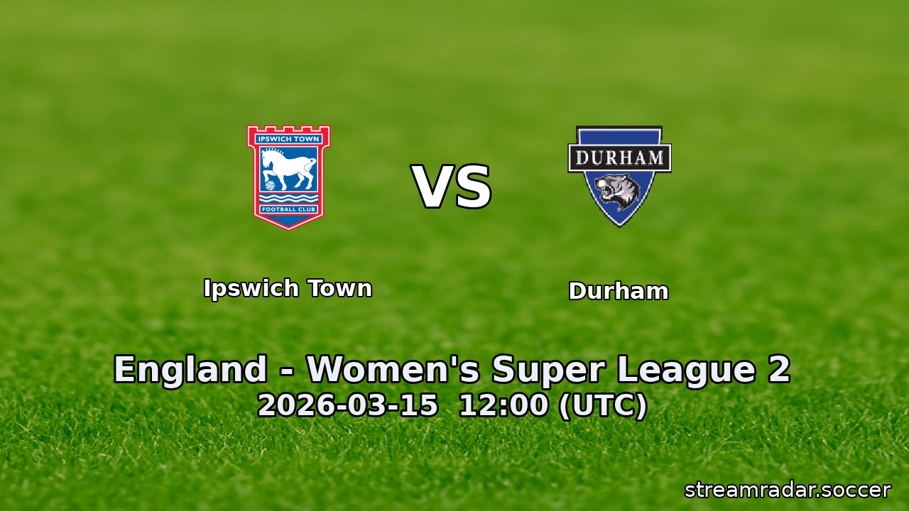 Ipswich Town vs Durham
