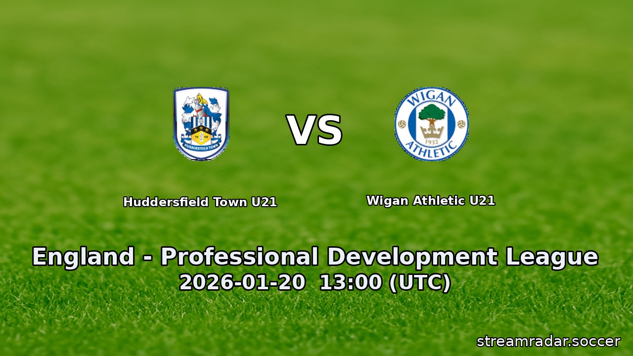 Huddersfield Town U21 vs Wigan Athletic U21