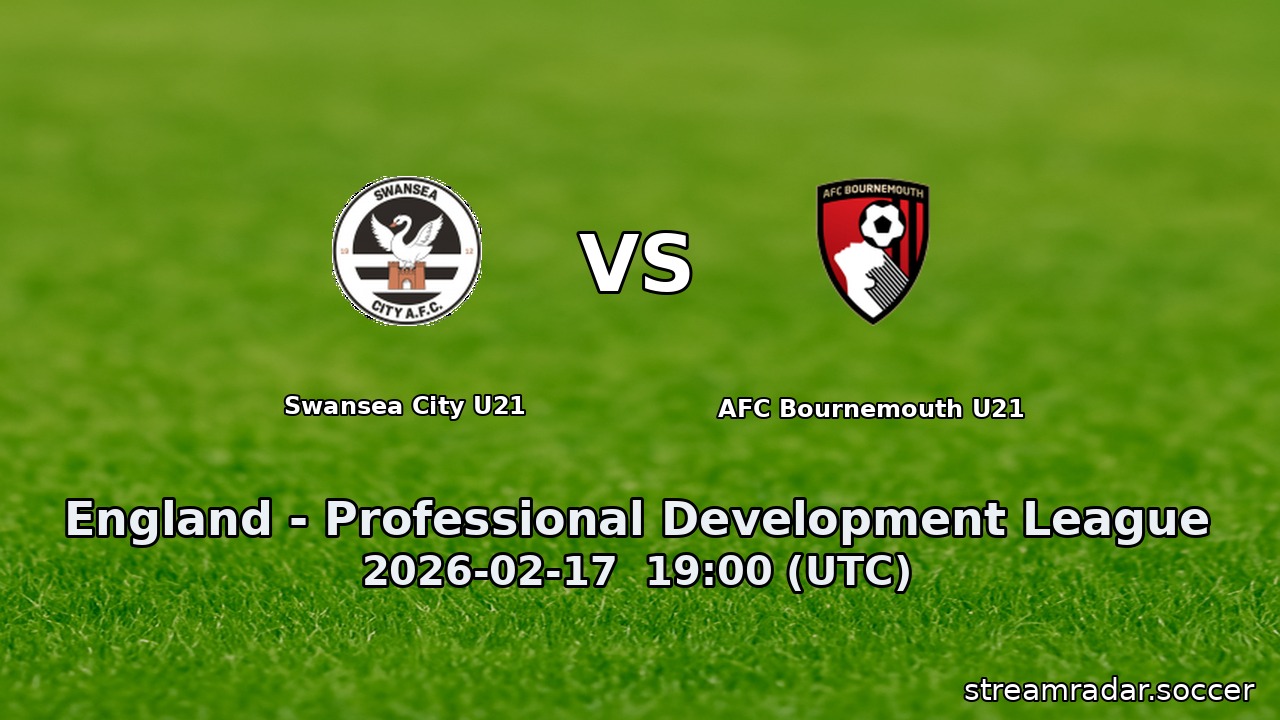 Swansea City U21 vs AFC Bournemouth U21