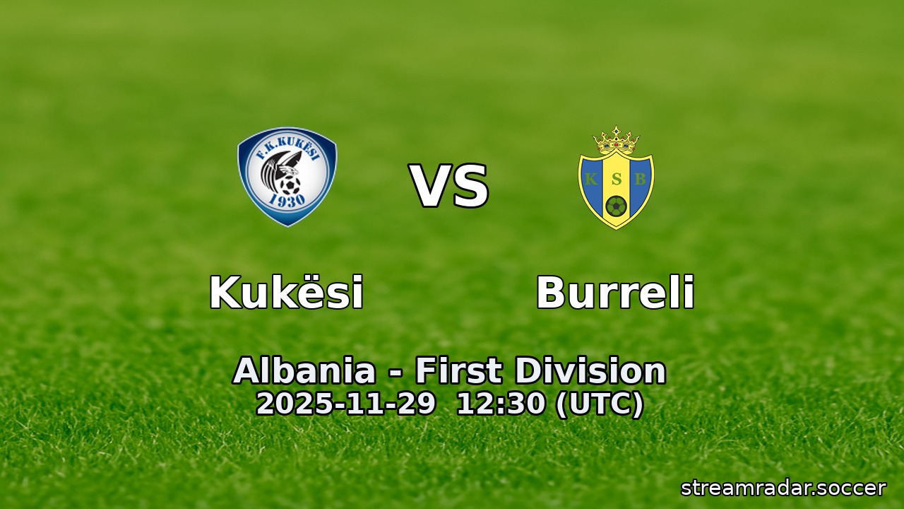 Kukësi vs Burreli