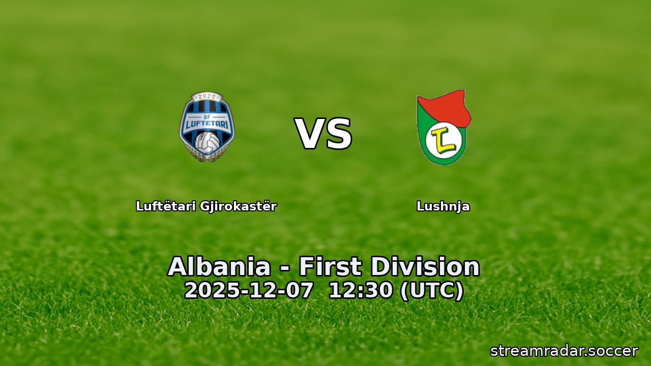 Luftëtari Gjirokastër vs Lushnja