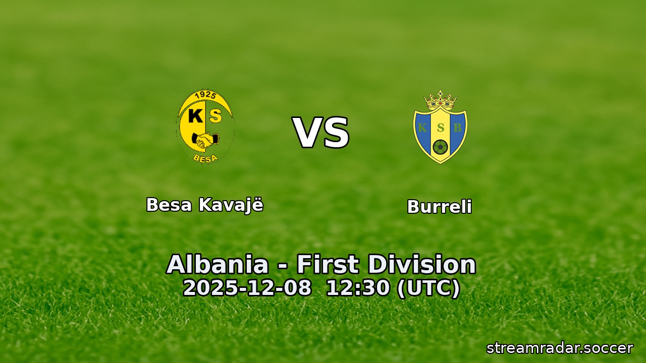 Besa Kavajë vs Burreli
