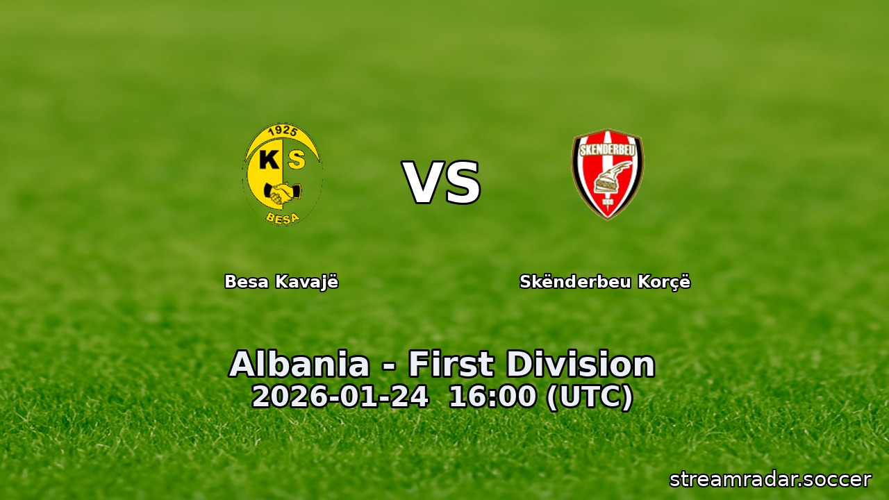Besa Kavajë vs Skënderbeu Korçë