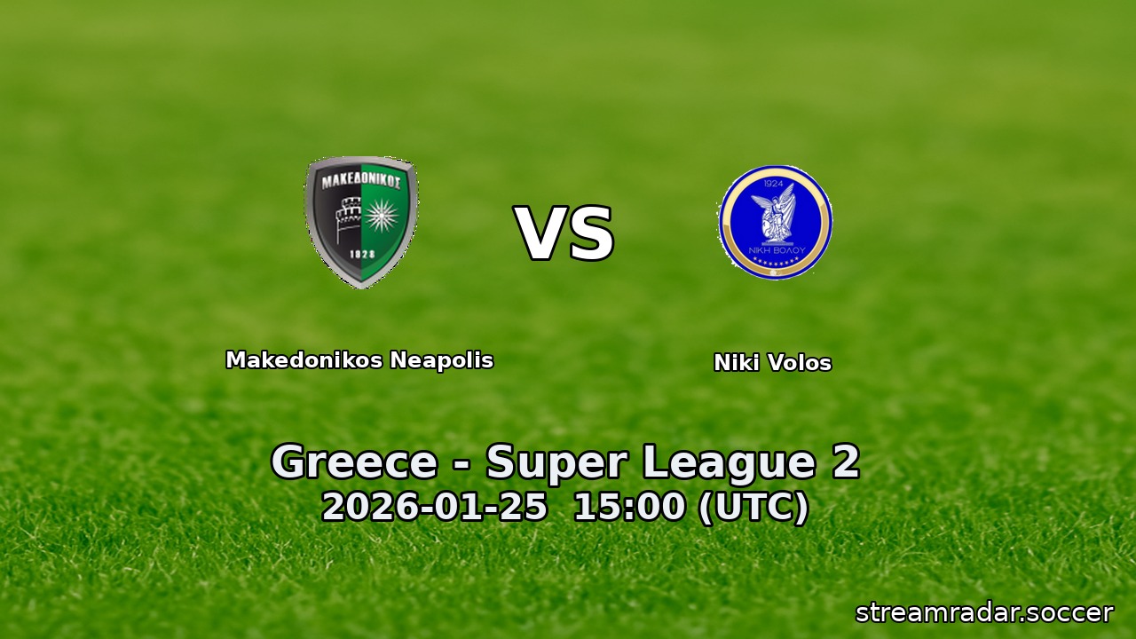 Makedonikos Neapolis vs Niki Volos