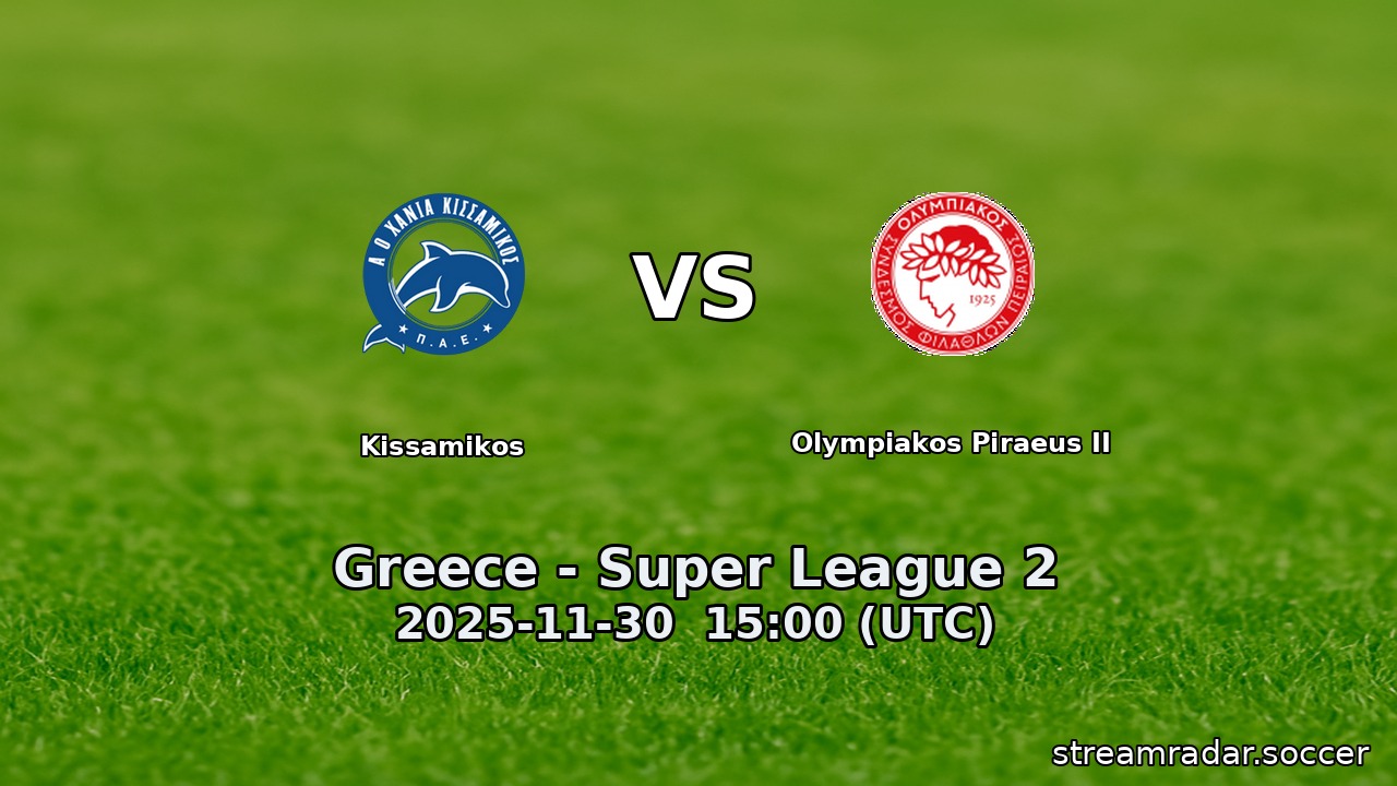 Kissamikos vs Olympiakos Piraeus II