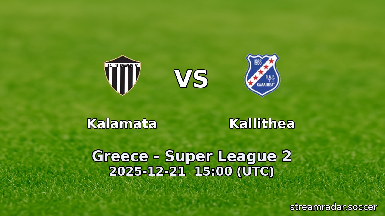 Kalamata vs Kallithea