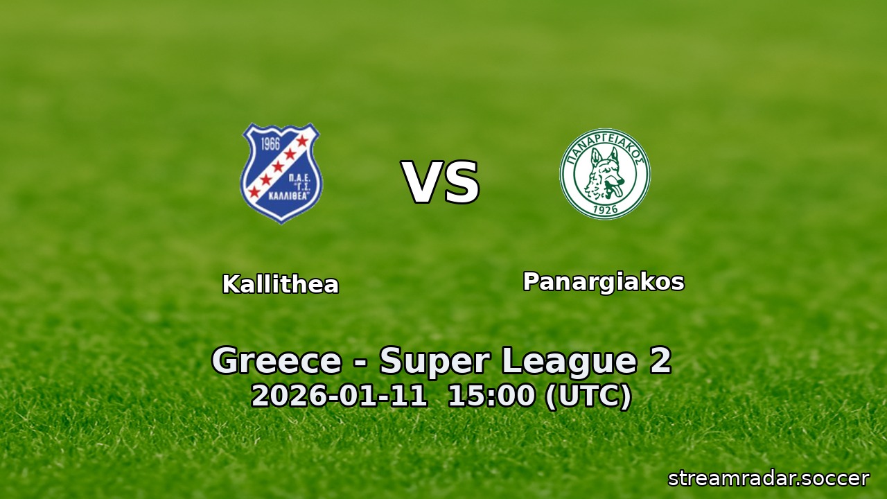 Kallithea vs Panargiakos