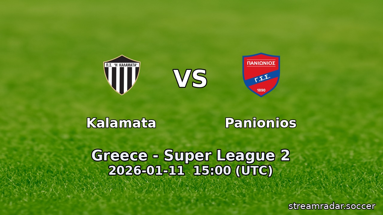 Kalamata vs Panionios