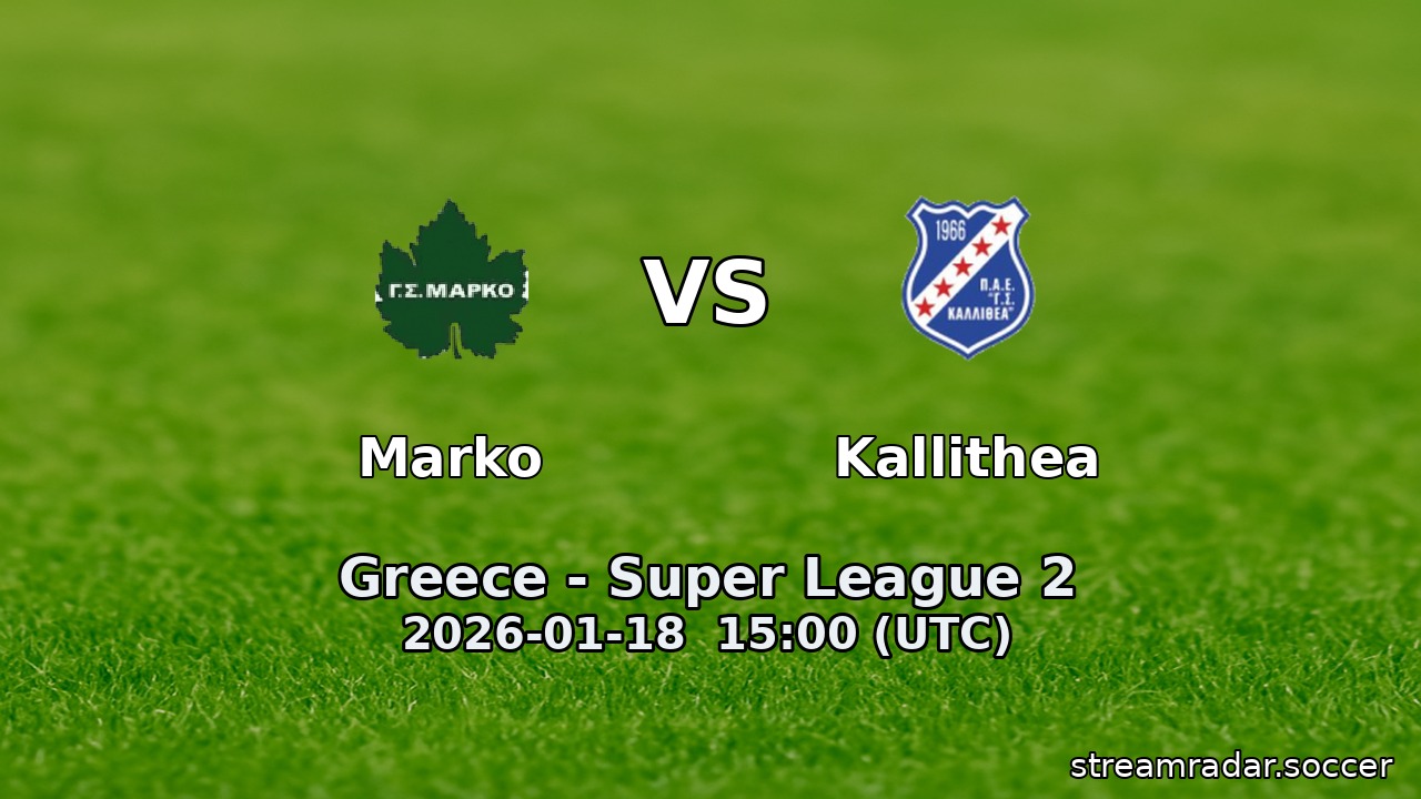 Marko vs Kallithea