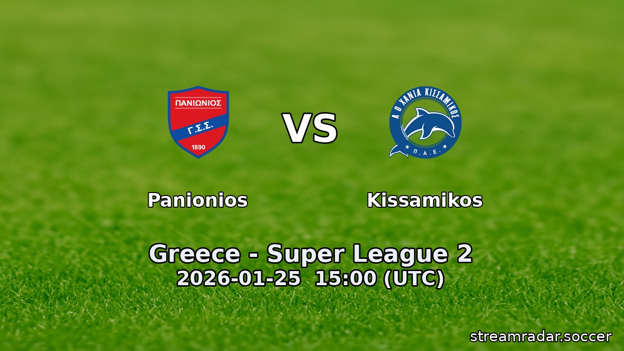 Panionios vs Kissamikos