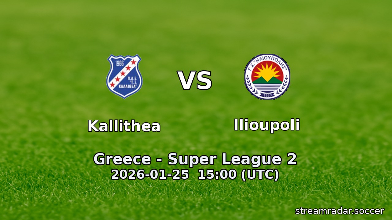 Kallithea vs Ilioupoli