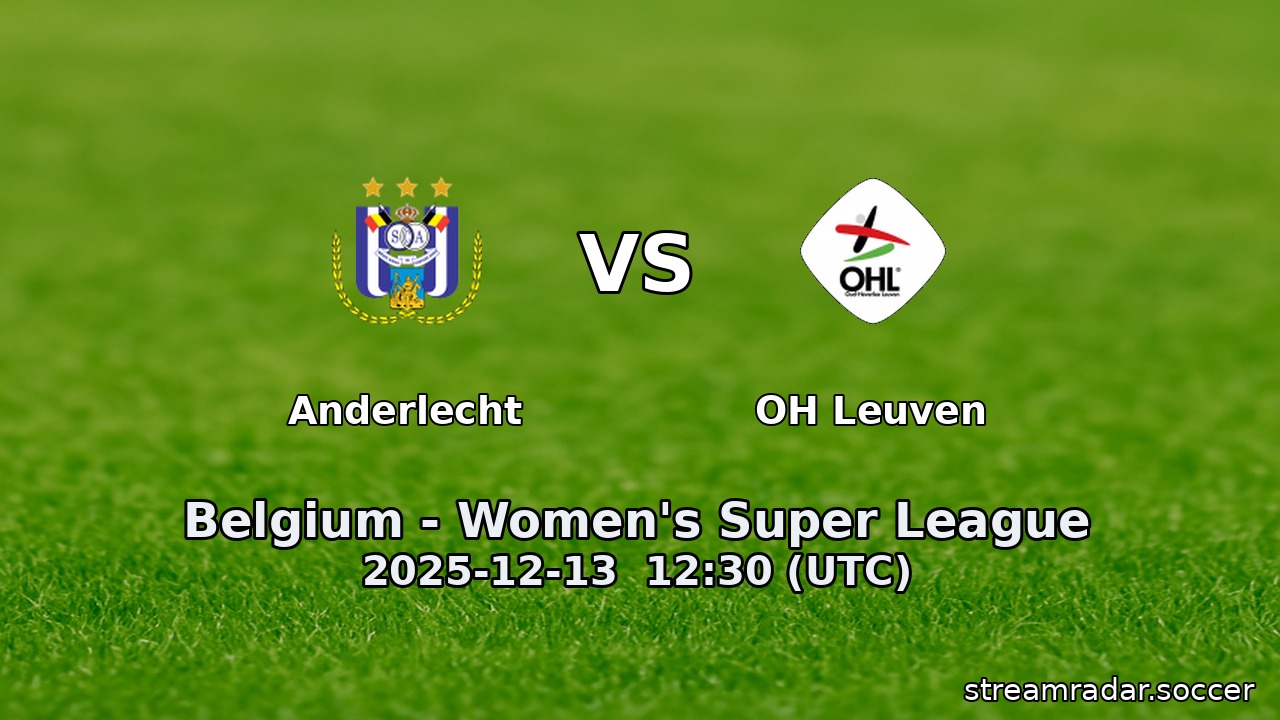 Anderlecht vs OH Leuven