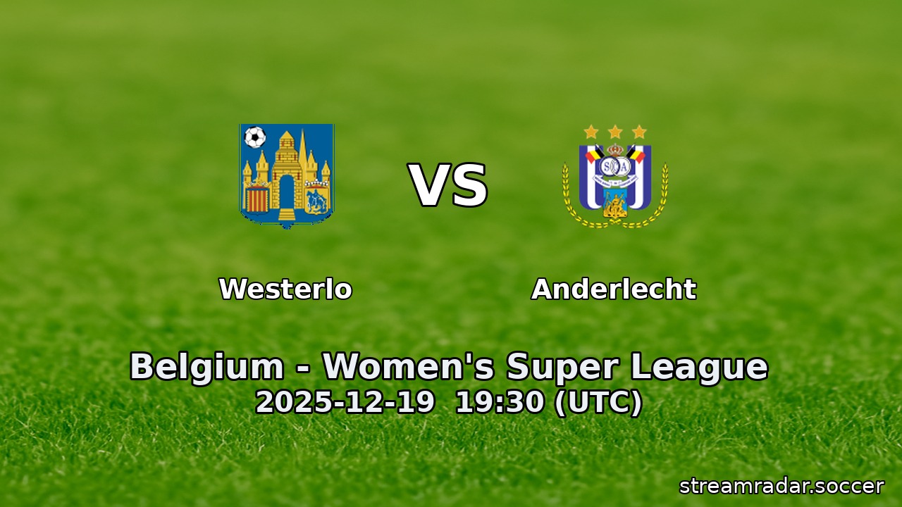 Westerlo vs Anderlecht