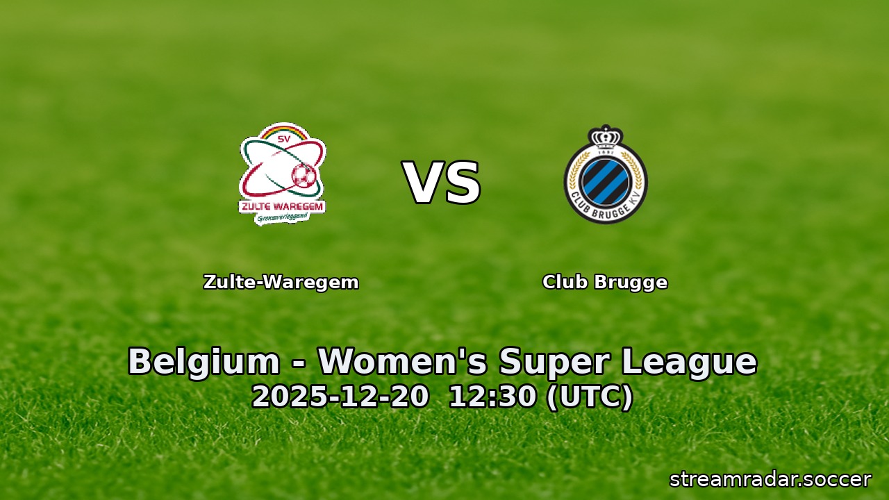 Zulte-Waregem vs Club Brugge