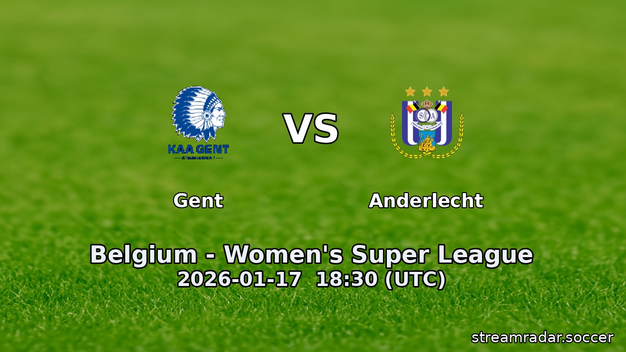 Gent vs Anderlecht