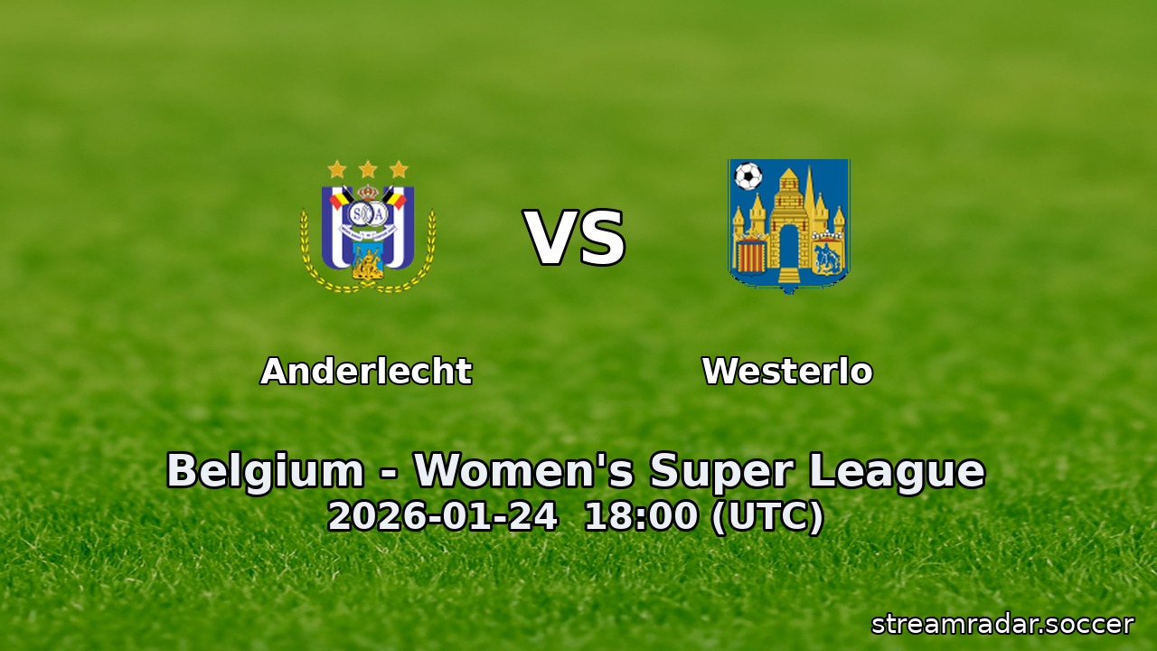 Anderlecht vs Westerlo