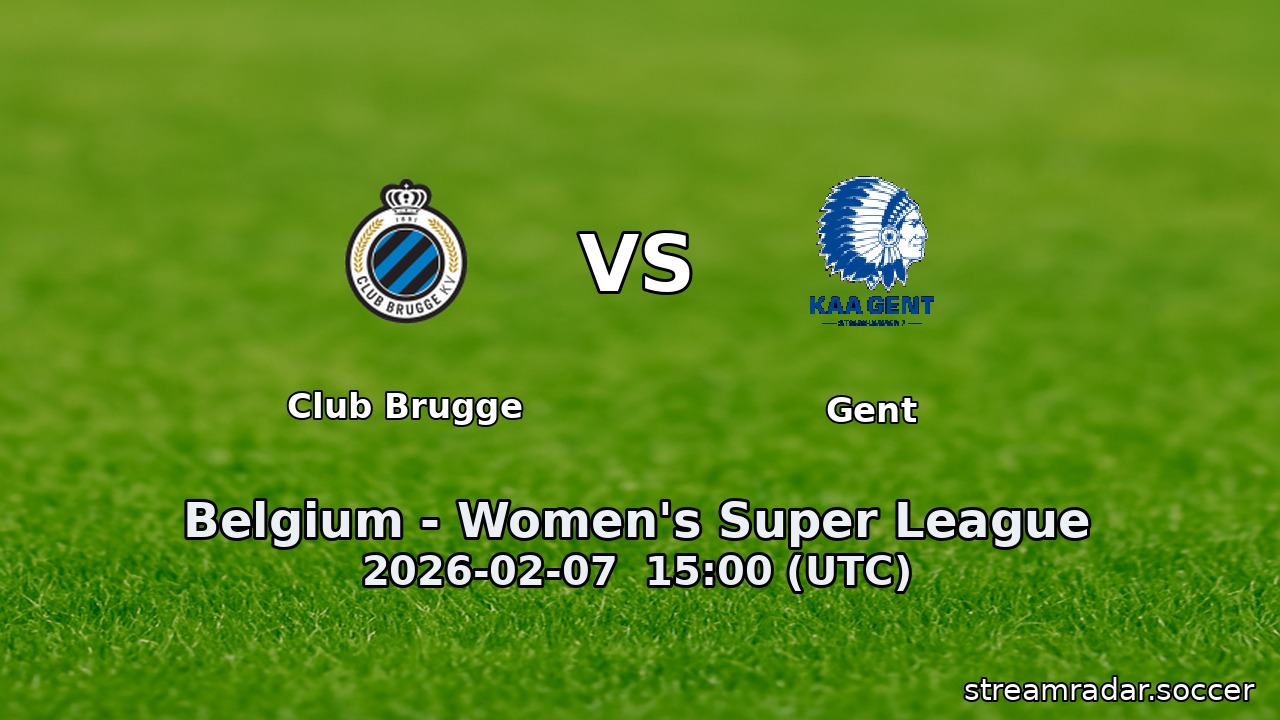 Club Brugge vs Gent