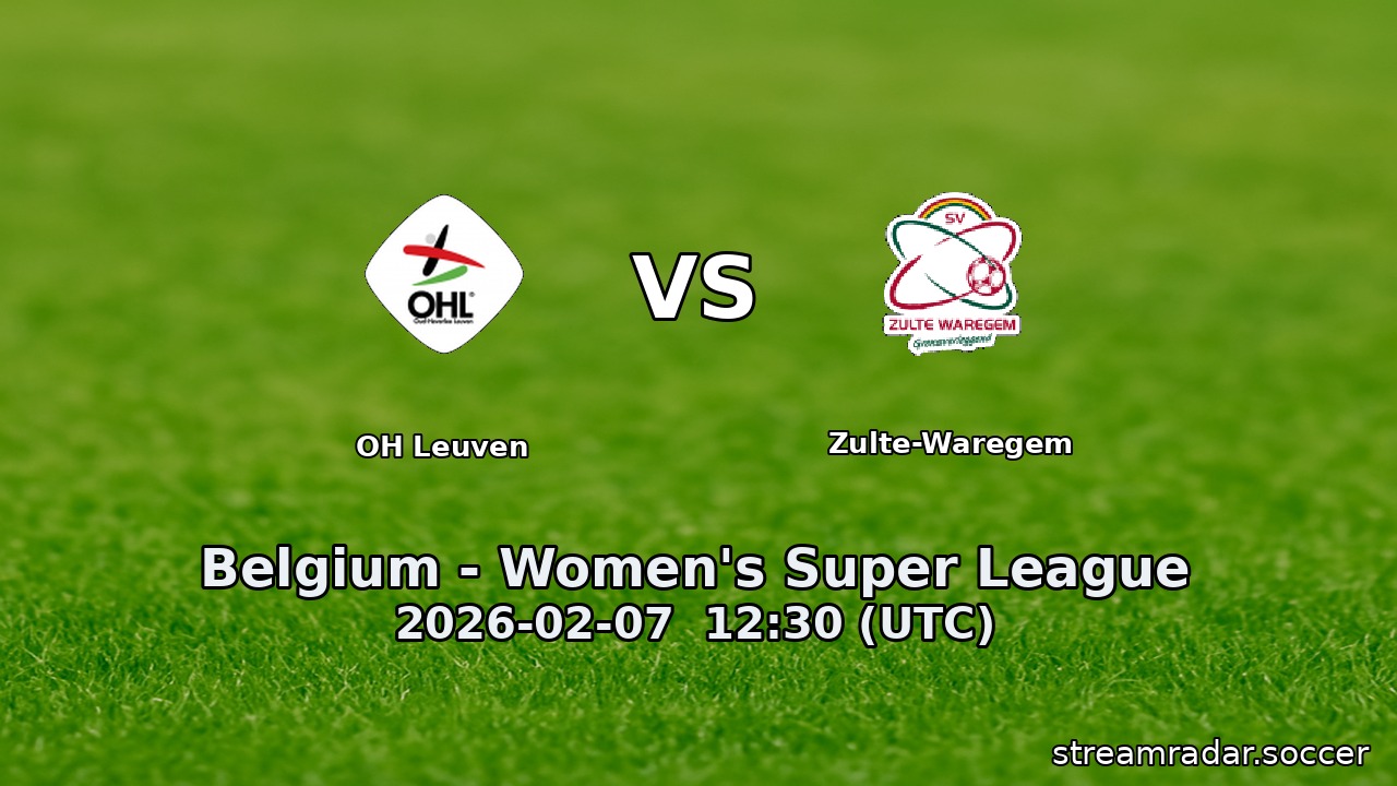 OH Leuven vs Zulte-Waregem