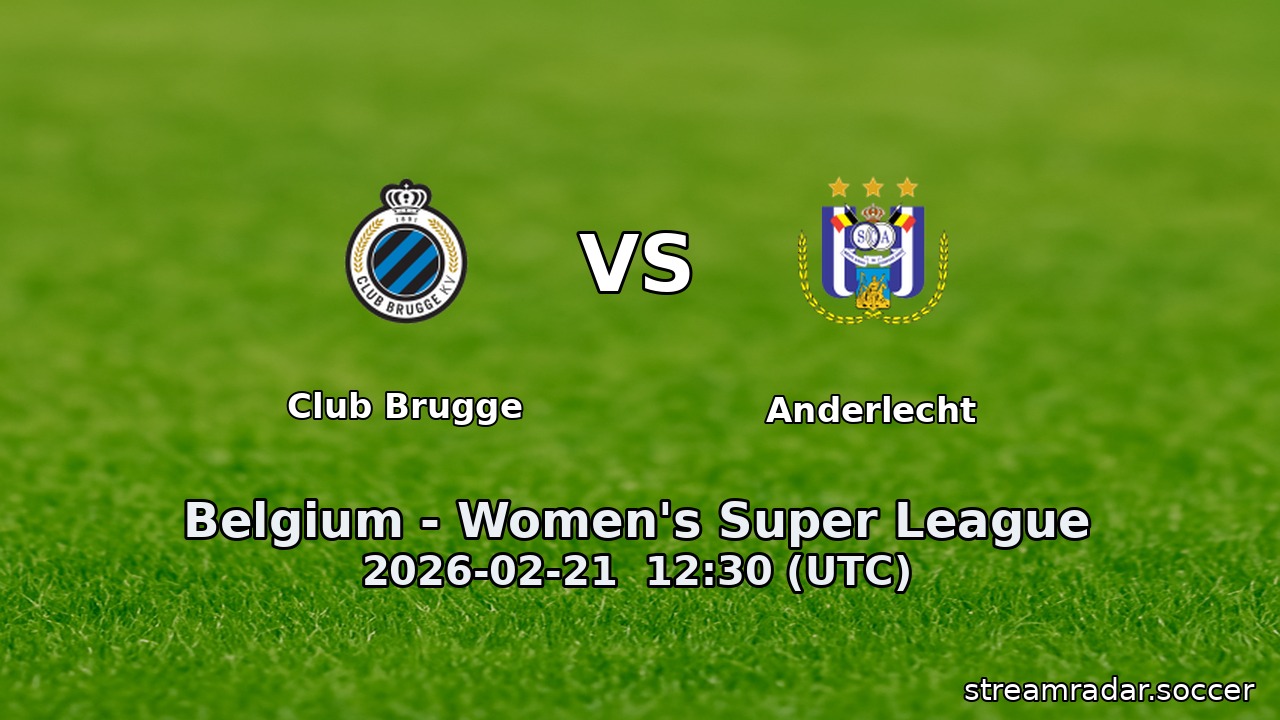 Club Brugge vs Anderlecht
