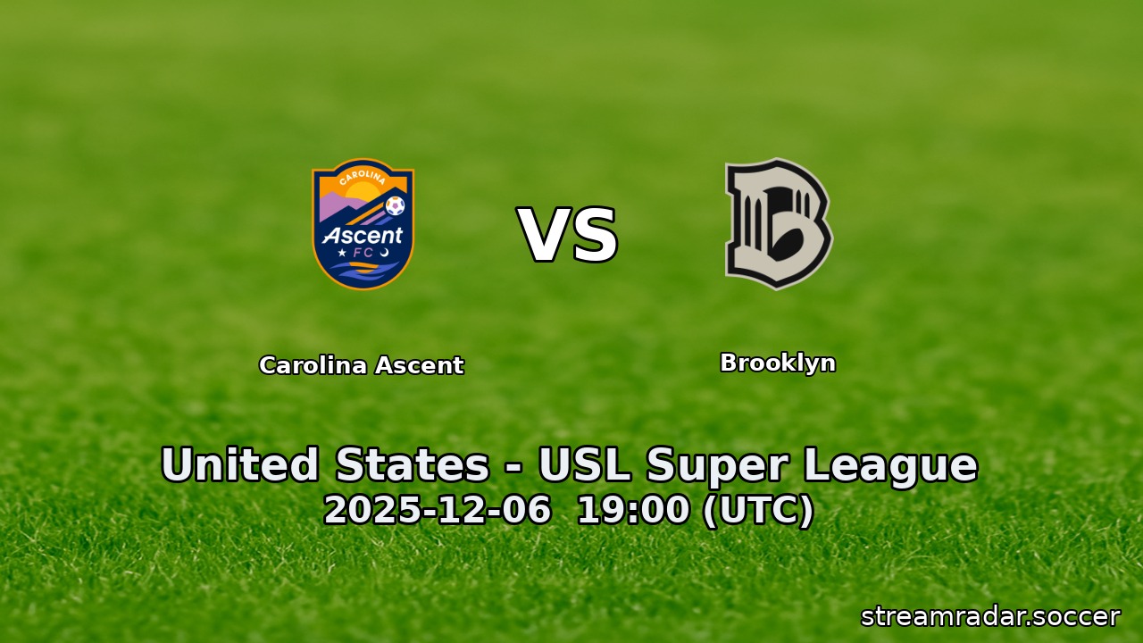 Carolina Ascent vs Brooklyn