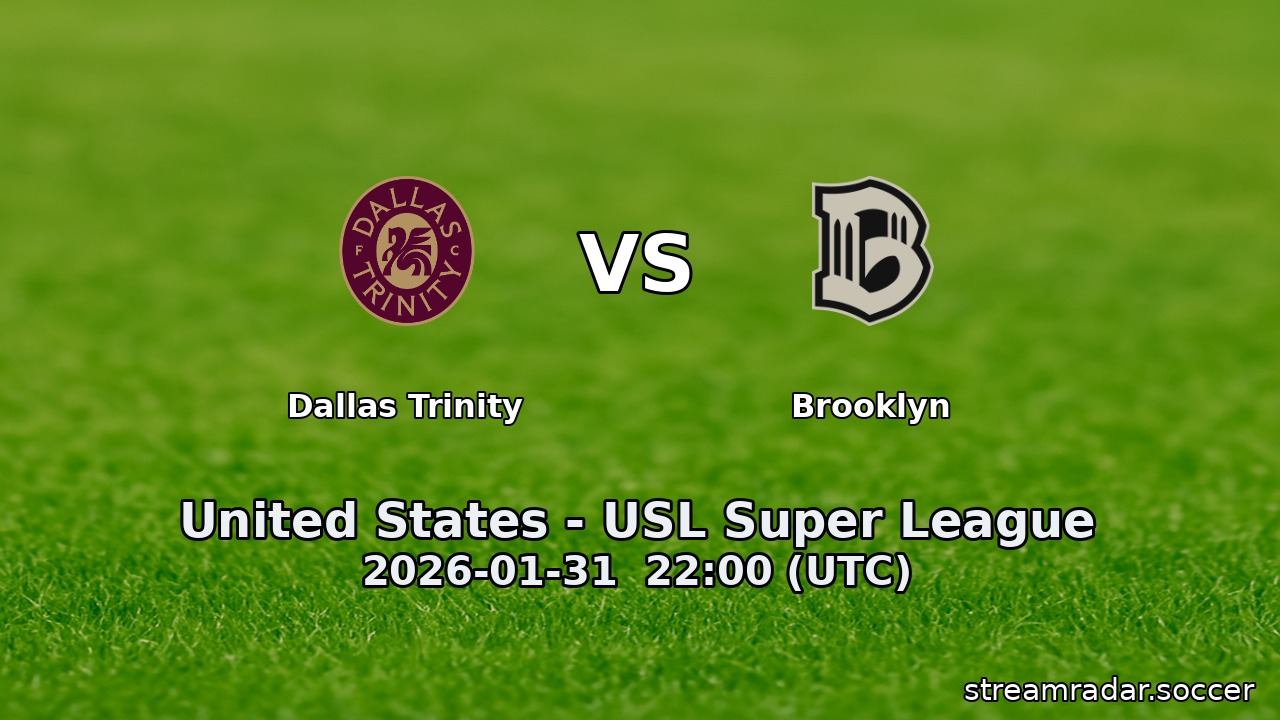 Dallas Trinity vs Brooklyn