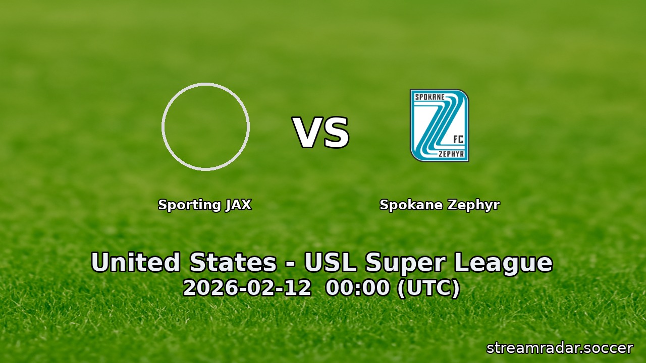 Sporting JAX vs Spokane Zephyr